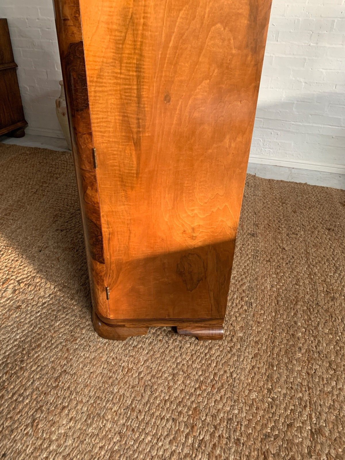 1850.0 Art Deco Double Wardrobe – Burr Walnut Veneer photo