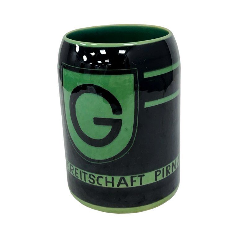 Ceramic Tankard Hedwig Bollhagen 19. Grenzbereitschaft Pirna Germany (Gdr), 1960s photo furniture