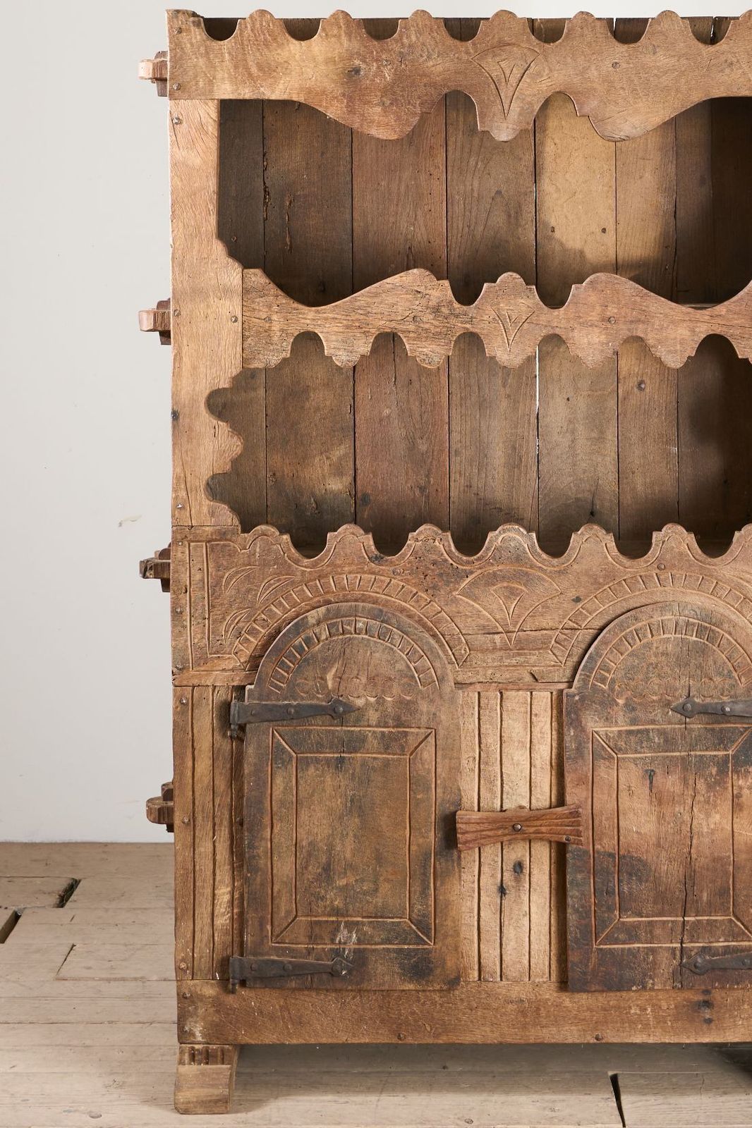 18th Century Spanish Pyrenean Folk Art Cupboard photo for sale