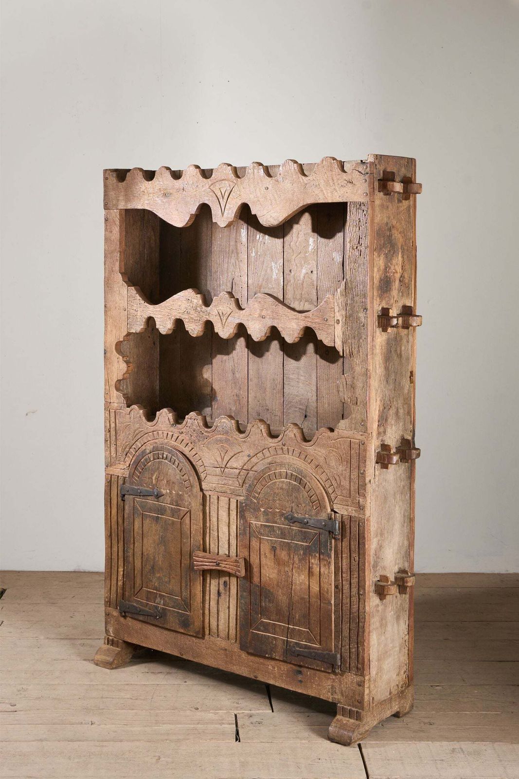 photo buy 18th Century Spanish Pyrenean Folk Art Cupboard