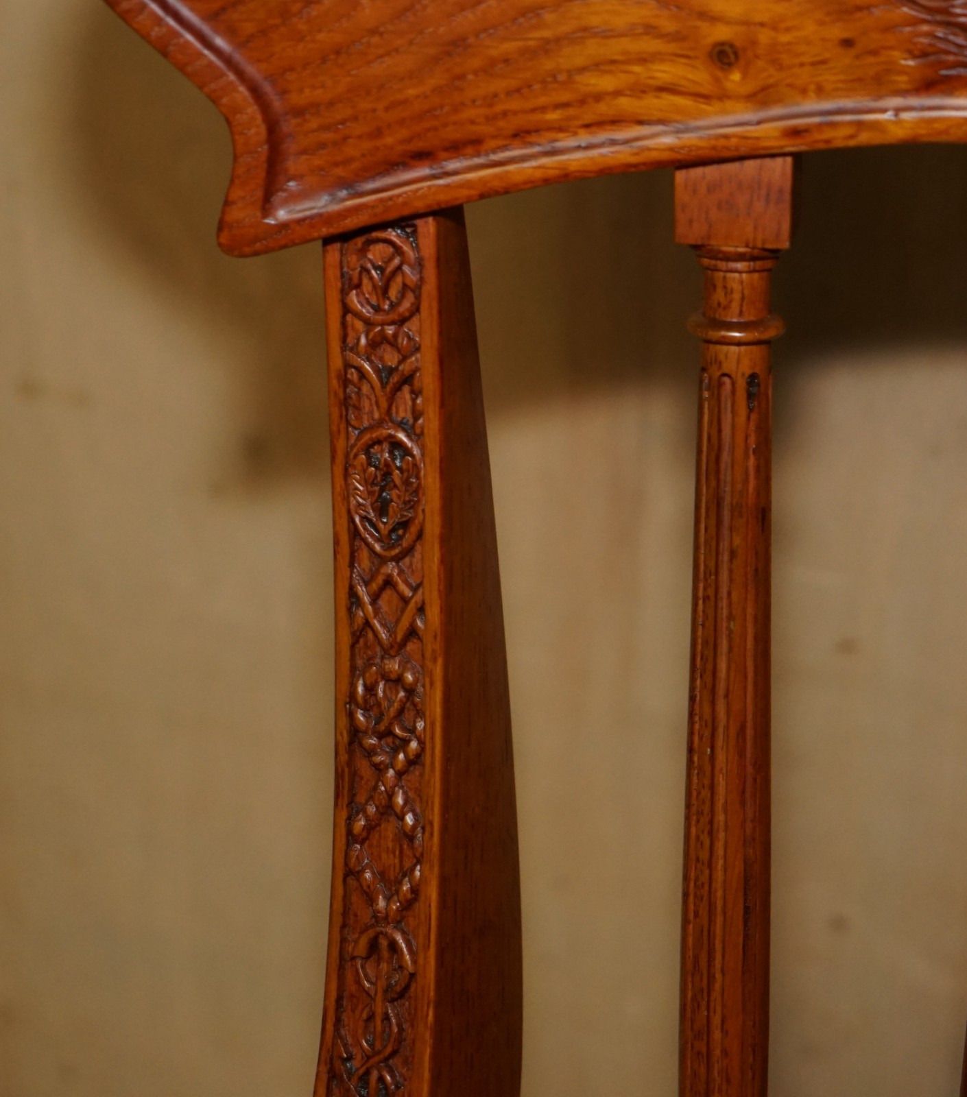 3950.0 34/200 Stewart Linford Admiral Nelson H.M.S Victory Hand Carved Burl Oak Chair photo