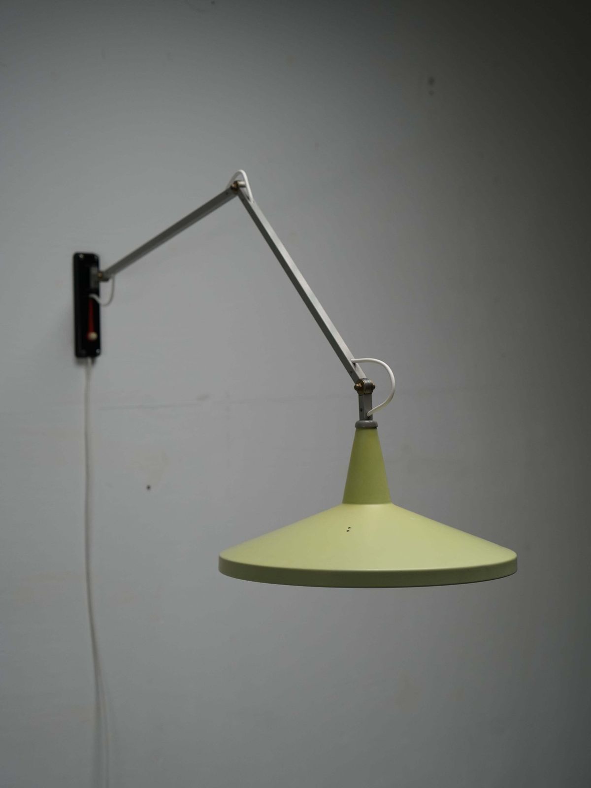 'Panama' Lamp By Rietveld And Cordemeyer In Original Painted Metal, 1955 photo buy
