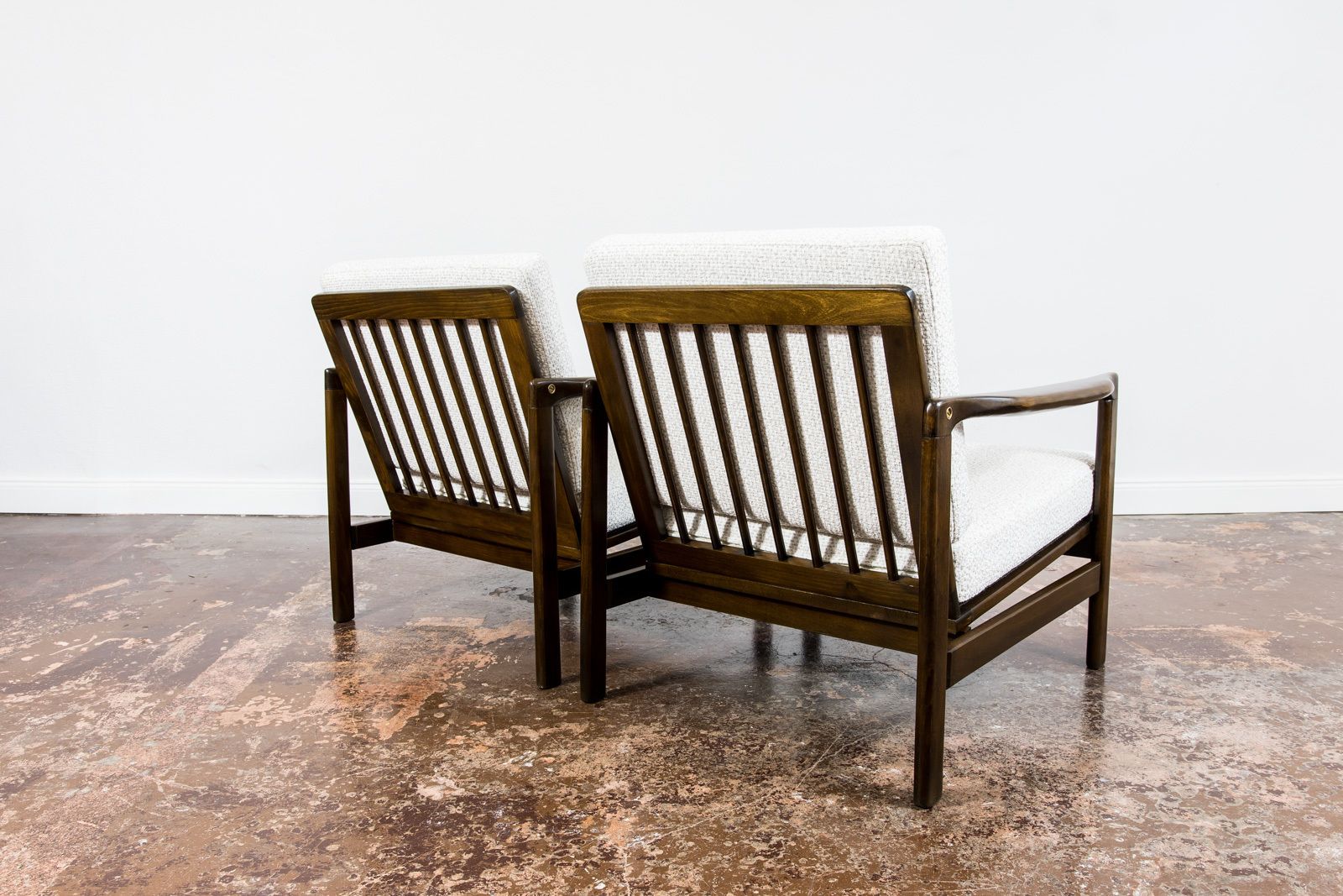 photo buy Mid Century Modern Armchairs By Zenon Bączyk, 1960's, Set Of 2
