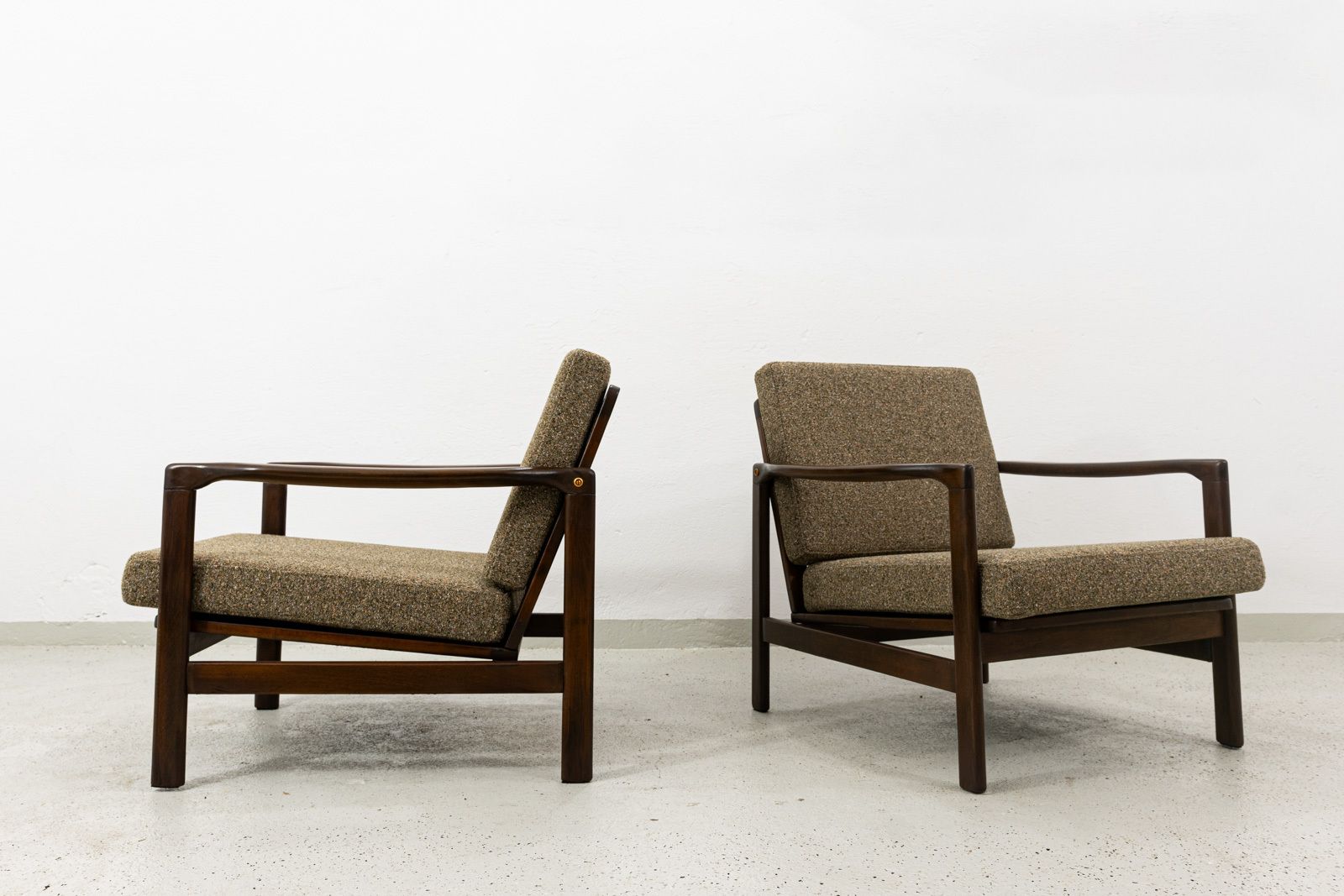 Mid Century Armchairs By Zenon Bączyk, 1960's, Set Of 2 photo buy