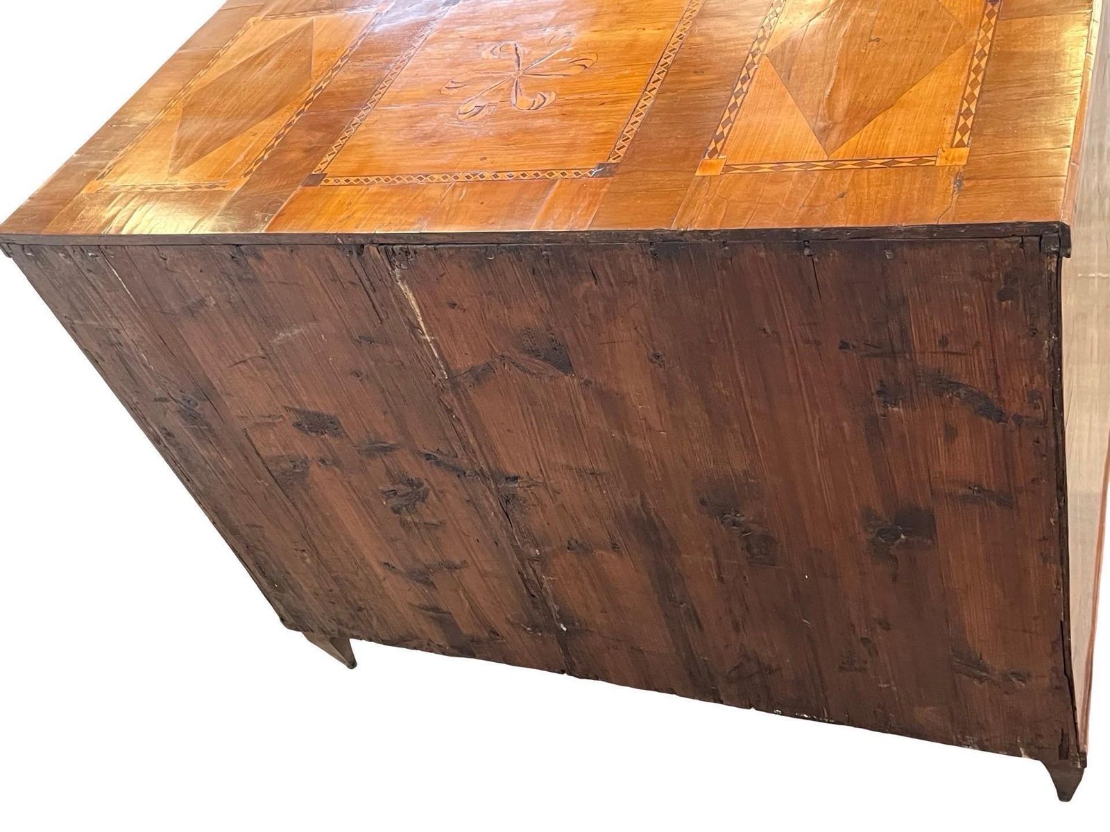 18th Century Walnut Austrian Chest Of Drawers With Fruitwood Inlay photo furniture