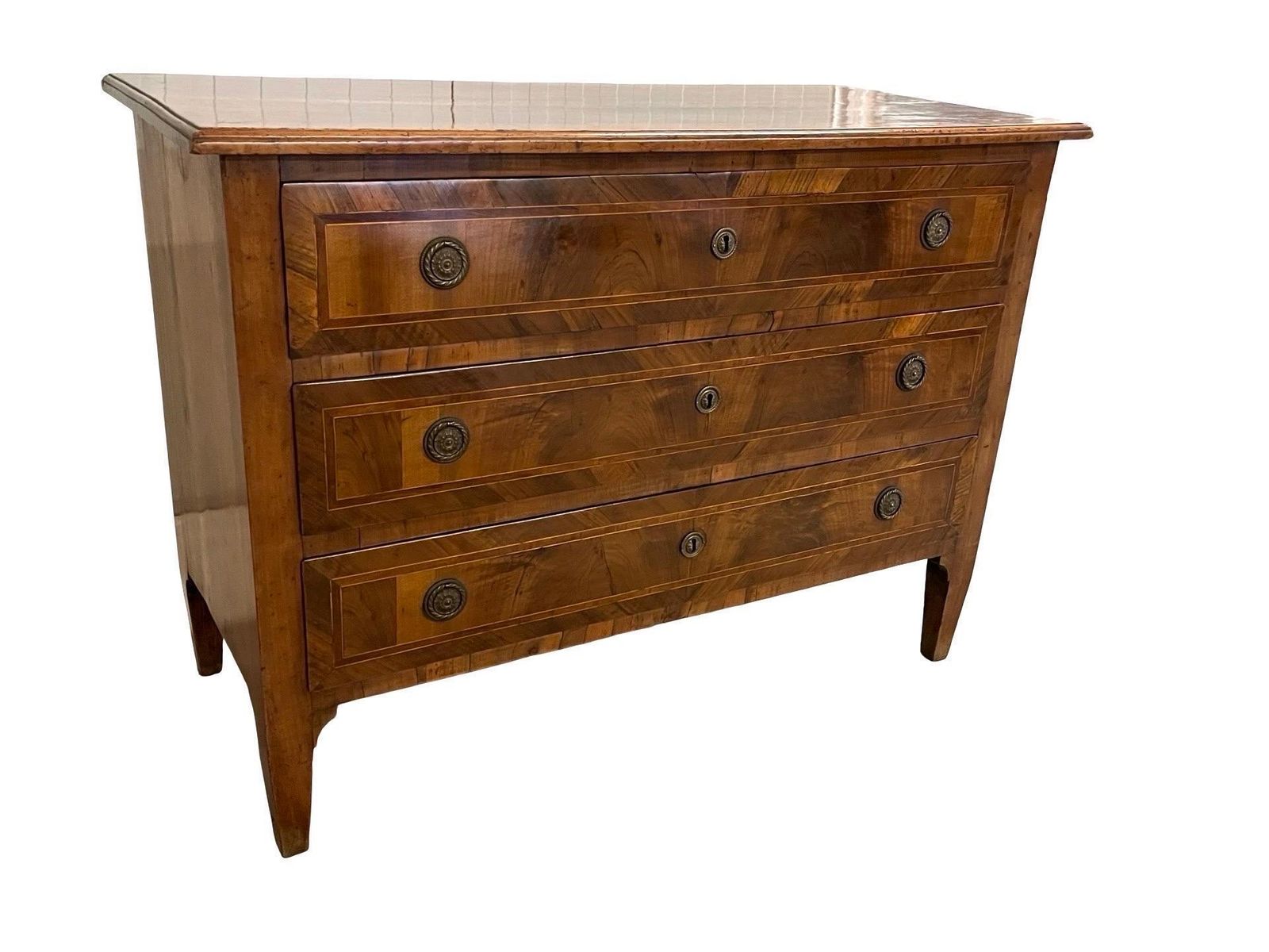 18th Century Italian Walnut Neoclassical Commode / Chest Of Drawers / Dresser photo 4607.0