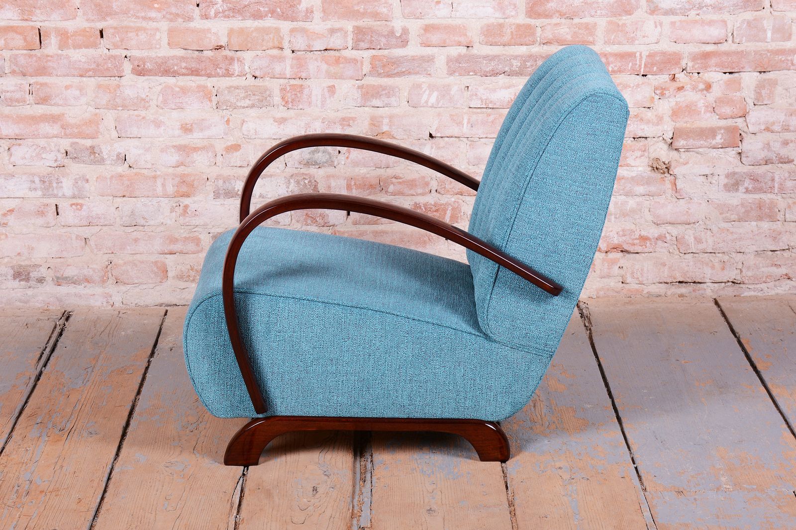 2150.0 Pair Of Restored Art Deco Armchairs, By J. Halabala, Up Zavody, Czech, 1930s photo