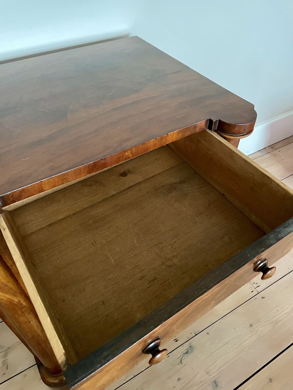 19th Century Empire Small Chest Of Drawers With Detached Columns photo vinterior