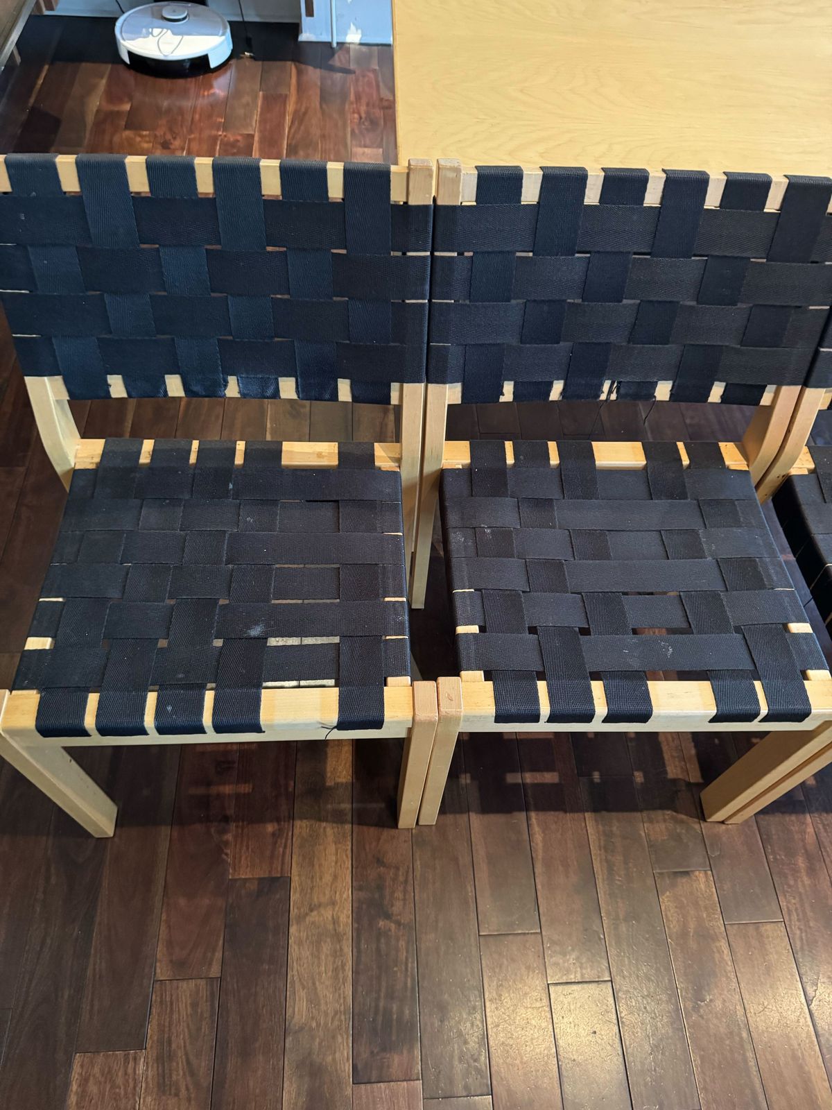 Artek 611 Woven Chair (Black) X 6 photo Furniture