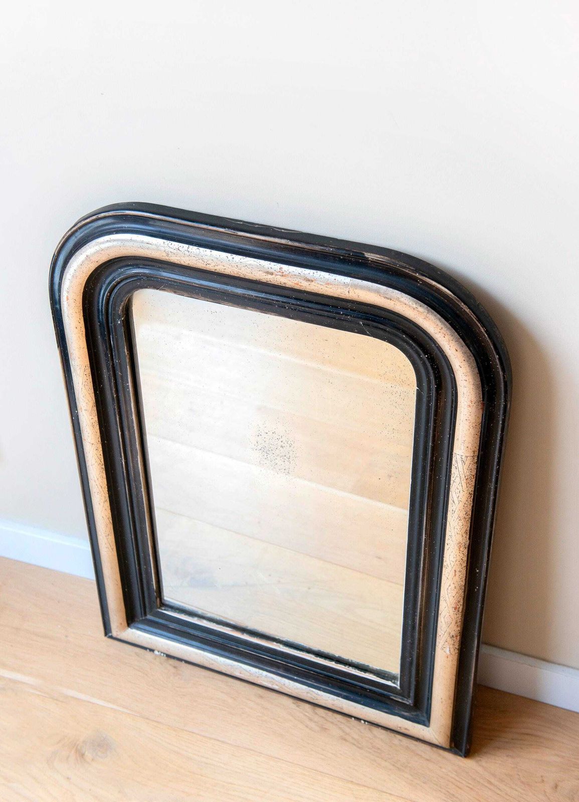 Large Antique Arch Mirror   French Louis Philippe Mirror, 19th Century photo for sale