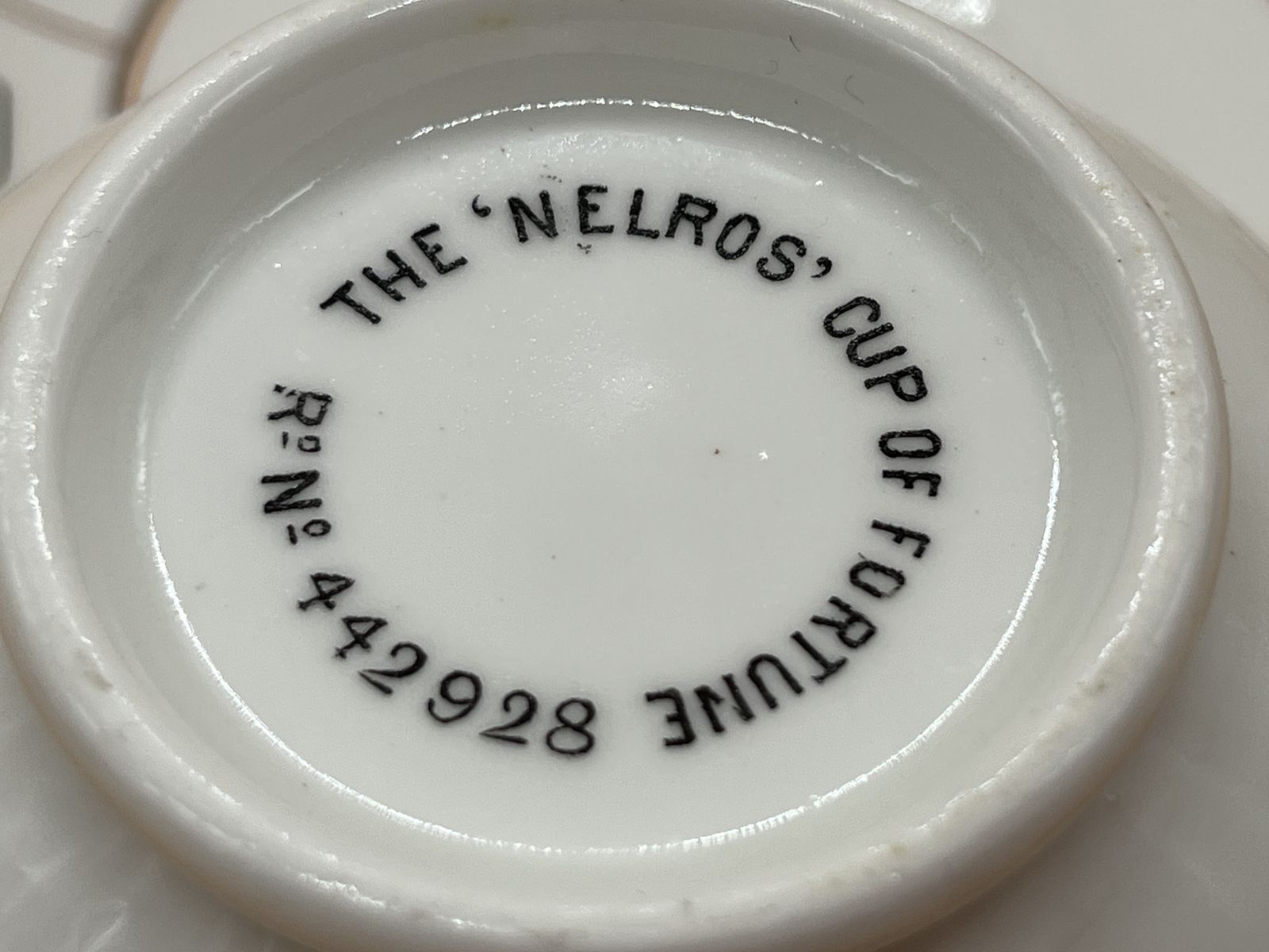 Antique Aynsley China The 'Nelros' Cup Of Fortune Tea Cup & Saucer Duo. Rd. 442928. photo buy