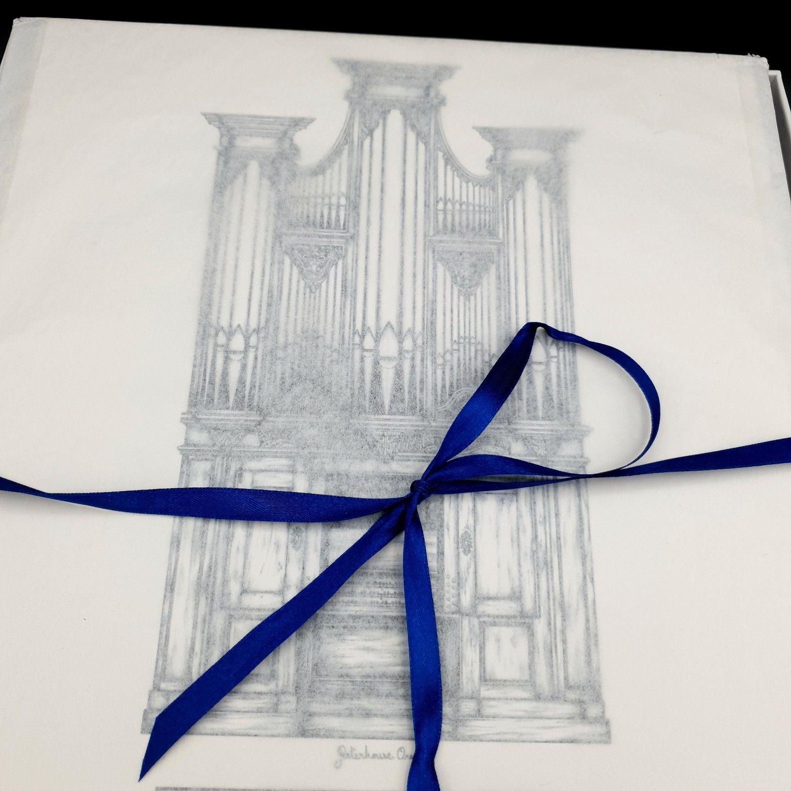 Sophie Mcilwaine Signed Lim.Ed Print Peterhouse Organ 98/150 Boxed H43cmxw27cm photo for sale