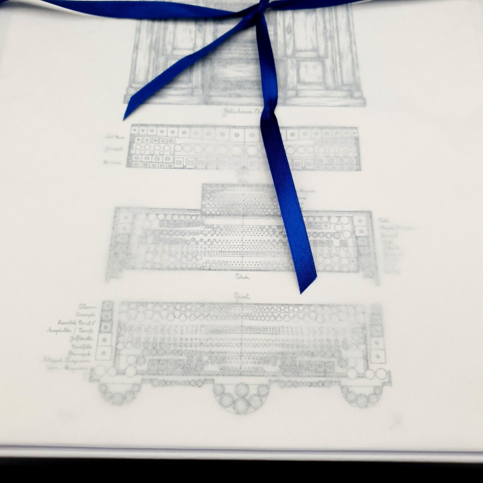 Sophie Mcilwaine Signed Lim.Ed Print Peterhouse Organ 98/150 Boxed H43cmxw27cm photo Art