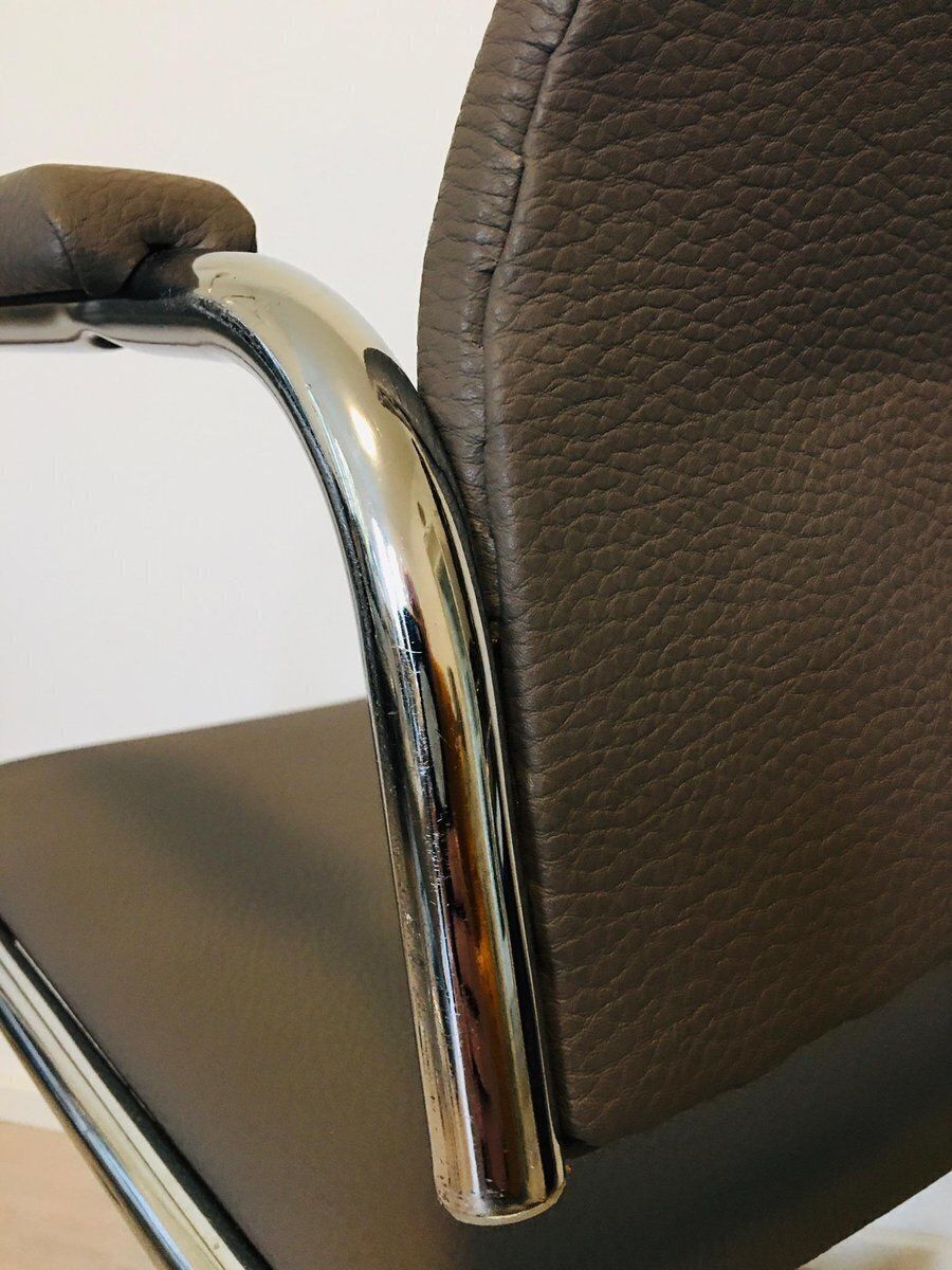 Vintage  Grey Office Chair By Kovona K 380, Czekoslovakia 1970s photo vinterior