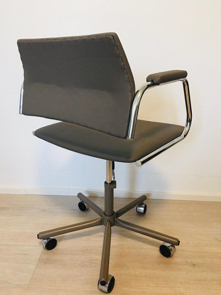 photo furniture Vintage  Grey Office Chair By Kovona K 380, Czekoslovakia 1970s
