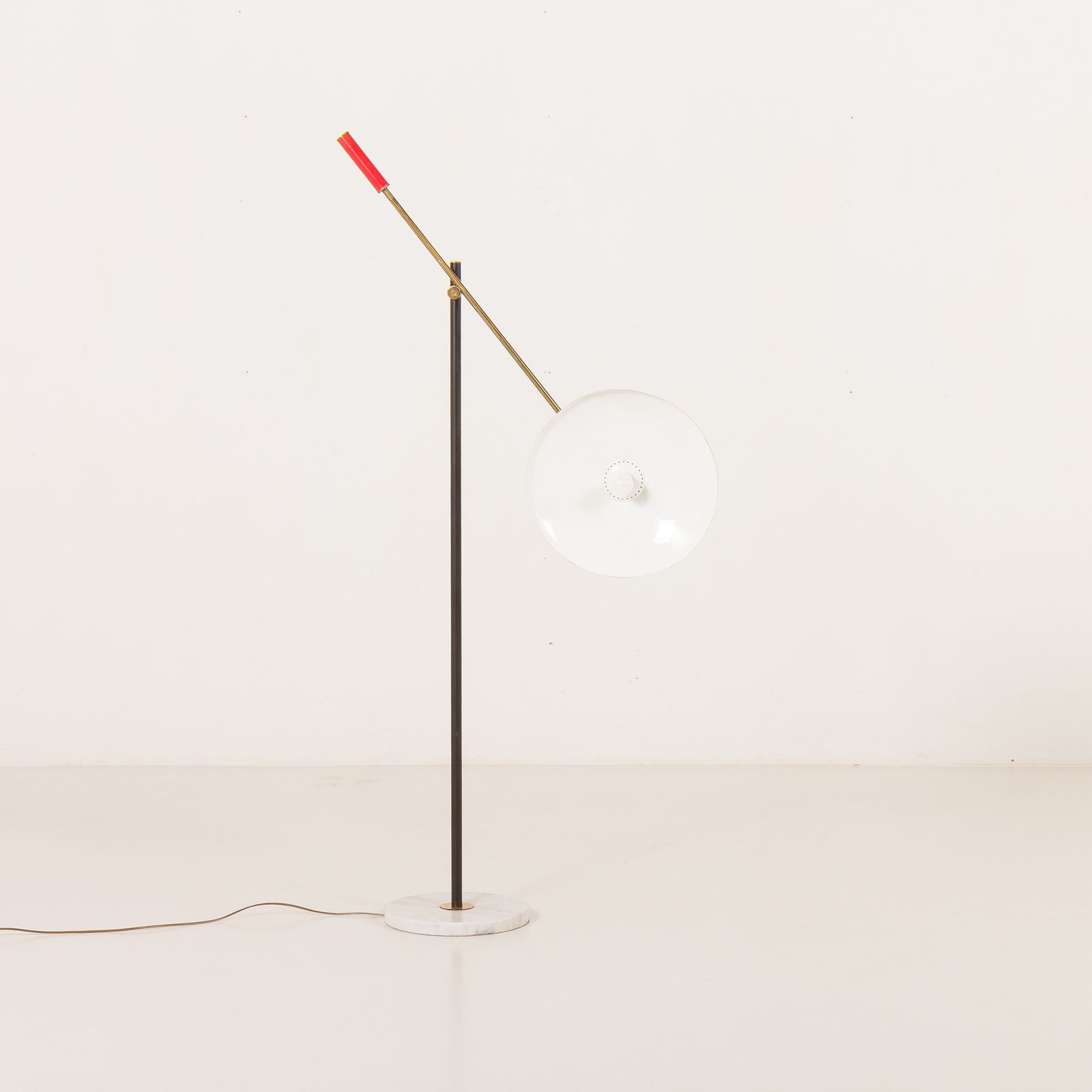 Mid Century Floor Lamp In The Style Of Arredoluce, Italy 1960s photo vinterior