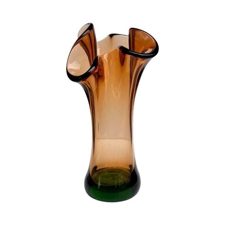 Hana Machovská Vase, Borocrystal Nový Bor, Czechoslovakia, 1970s, Art Glass photo buy