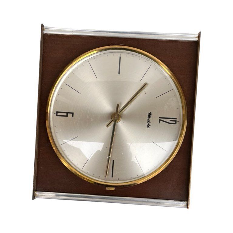 Blessing Electric Wall Clock, Germany, 1960s–1970s – Mid Century Modern Style photo 121.0