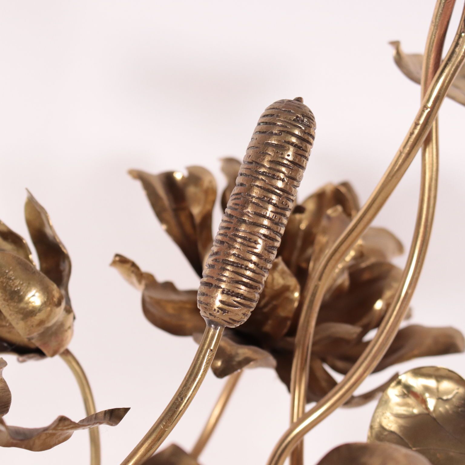 Pair Of Sculptures Maison Jensen Style Brass France 1970s photo vinterior
