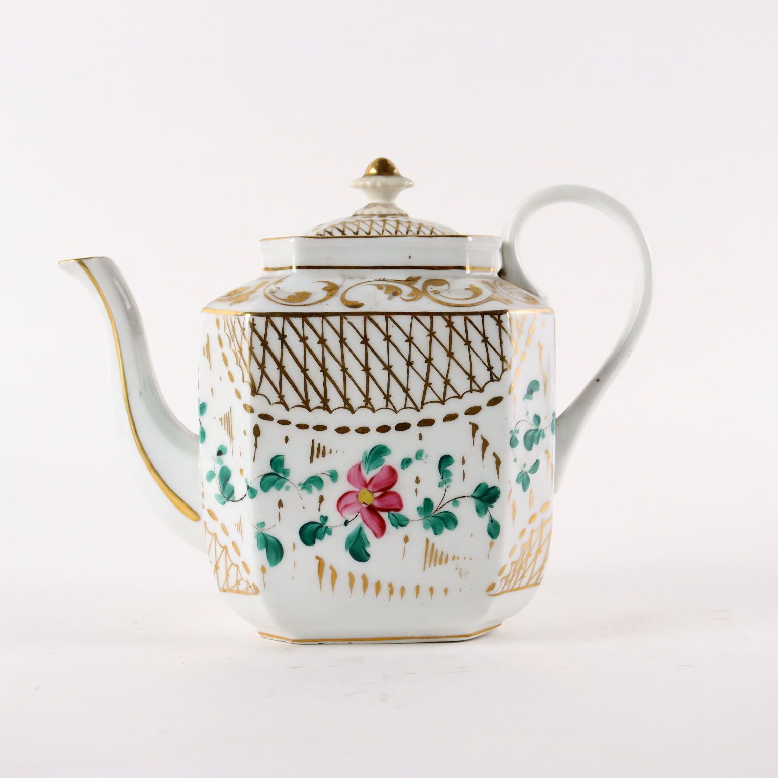 Ancient Tea And Coffee Set White Porcelain Europe '800 Decorations photo for sale