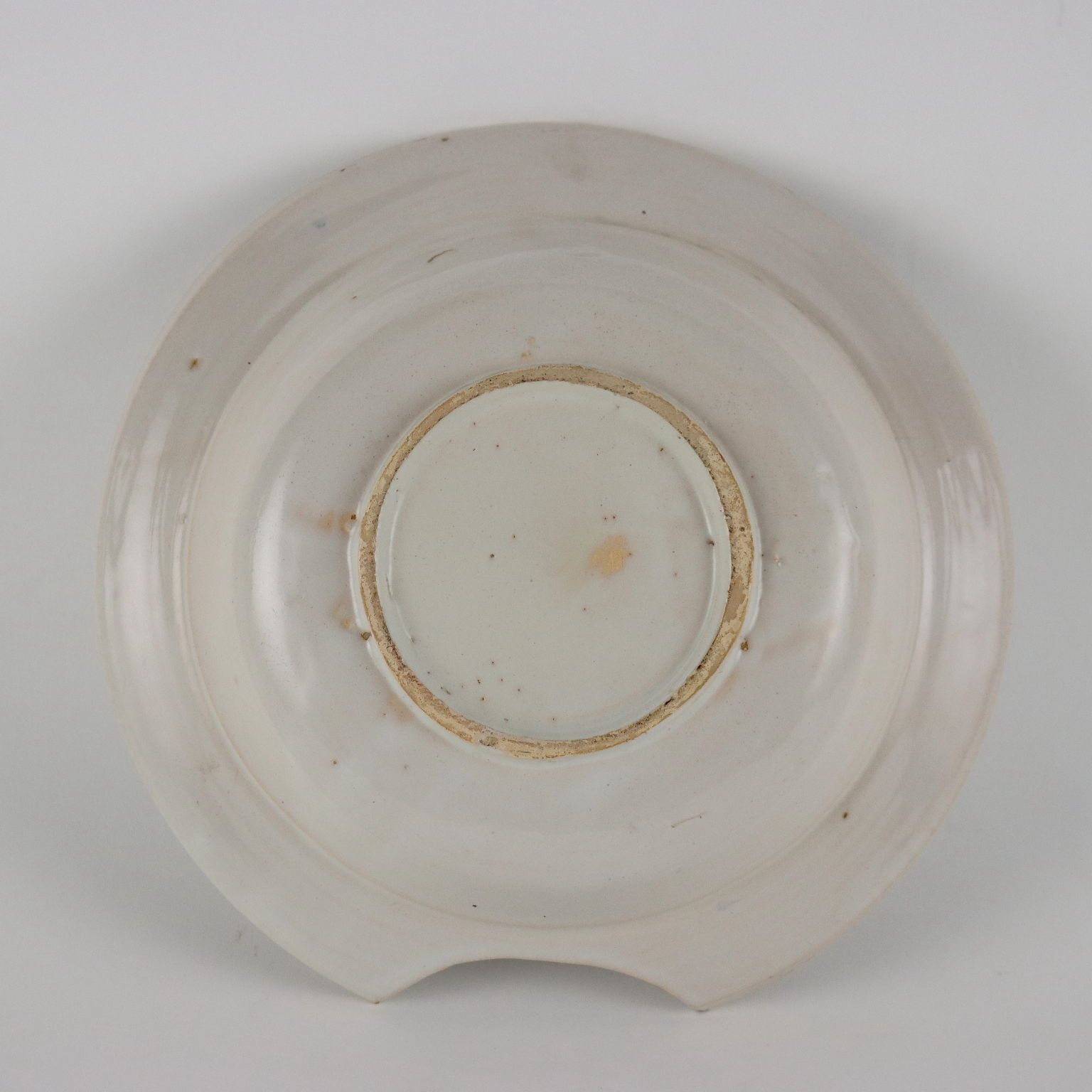 Ancient Shaving Basin From Pavia XIX Century Majolica Decorations photo vintage