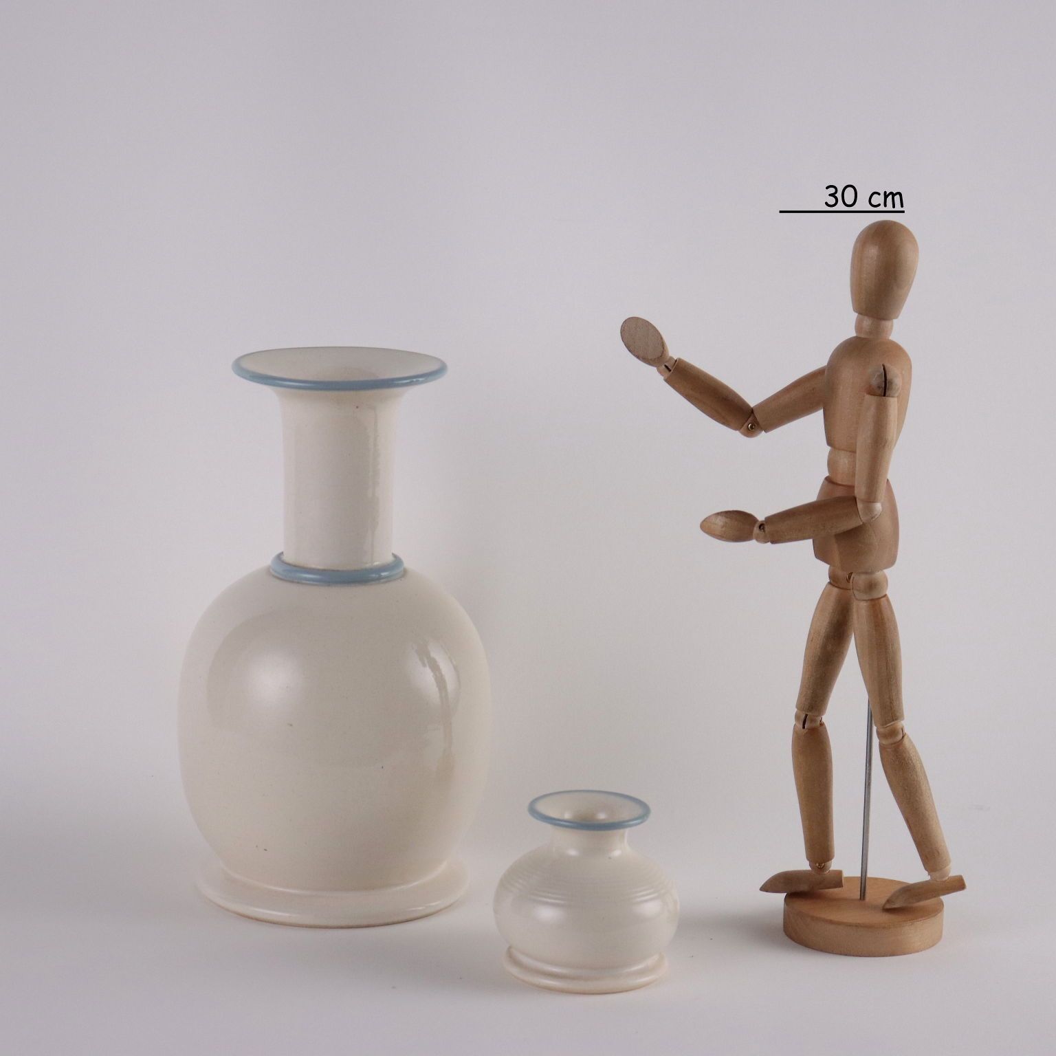 Pair Of Vintage 1970s Vases Ceramic Man. Bucci Italy photo furniture