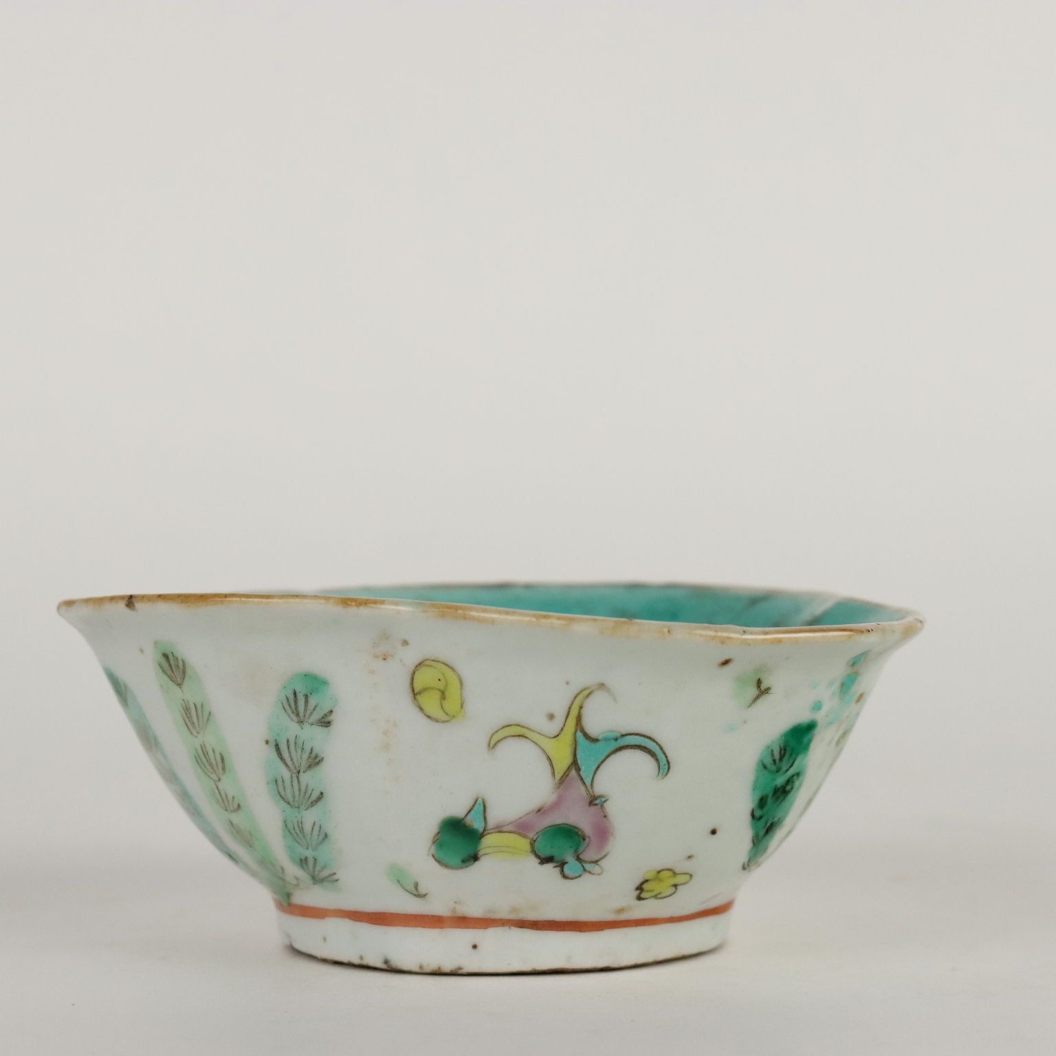 Antique Porcelain Bowl China Late Qing Era (1644 1911) photo for sale