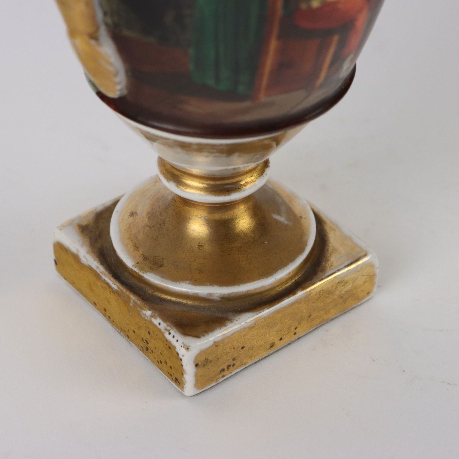 photo furniture Pair Of Antique Vases Porcelain Empire Style France XIX Century