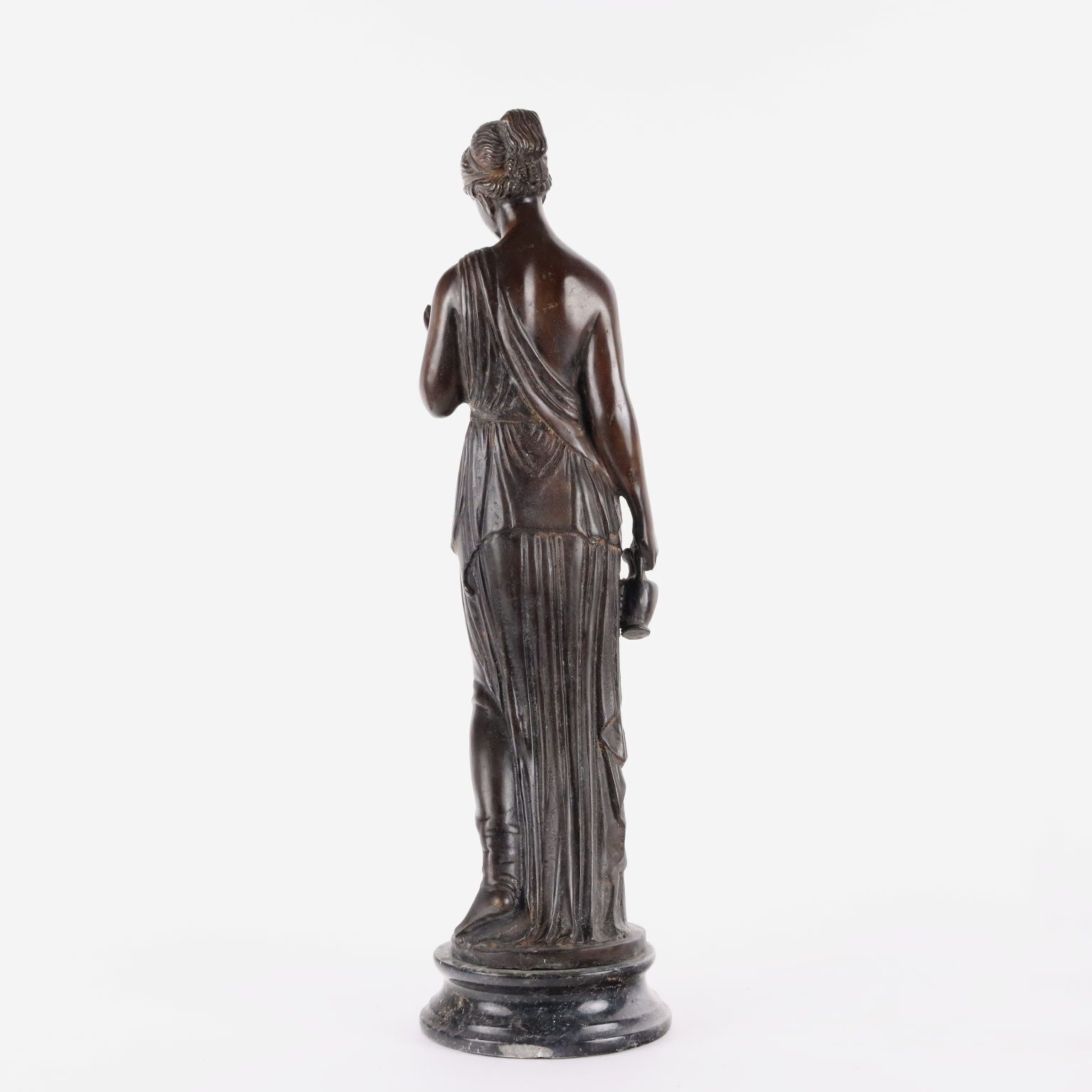 Antique Sculpture Bust Of Allegory Bronze XX Century photo vintage