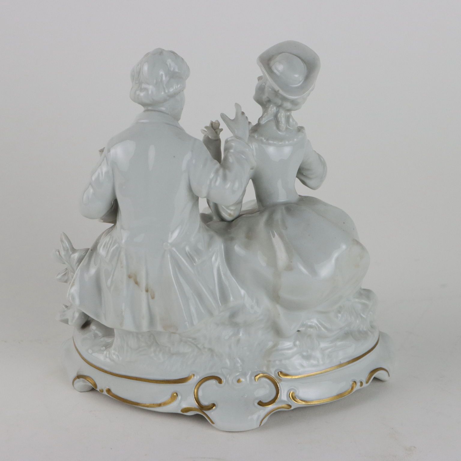 Antique Sculpture White Porcelain Unter Weiss Bach XX Century photo buy