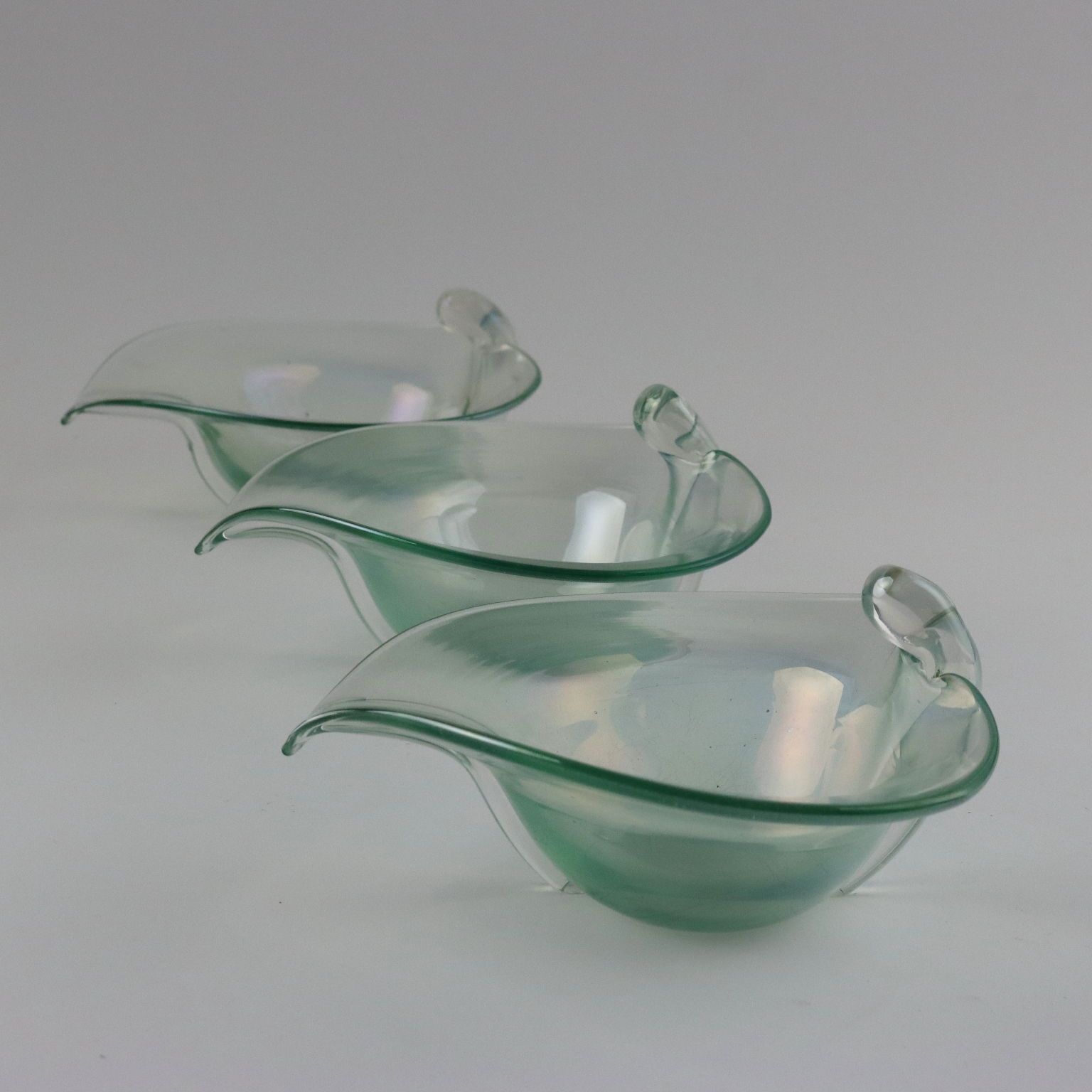 photo furniture Vintage Bowls Glass Murano Manufacture Italy Mid XX Century