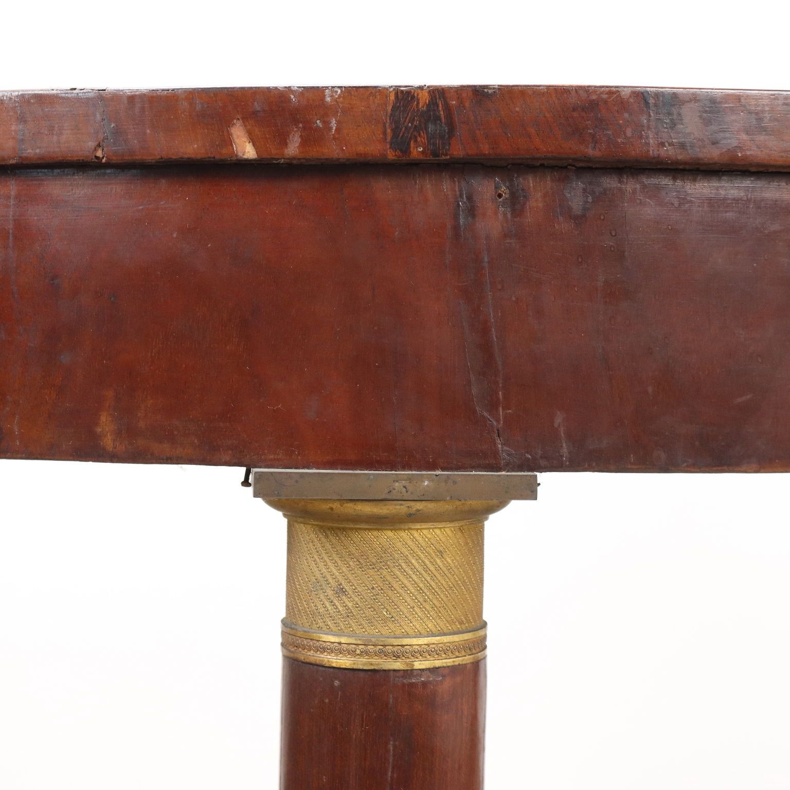 Antique Empire Coffee Table Mahogany Bronze Italy XIX Century photo Furniture