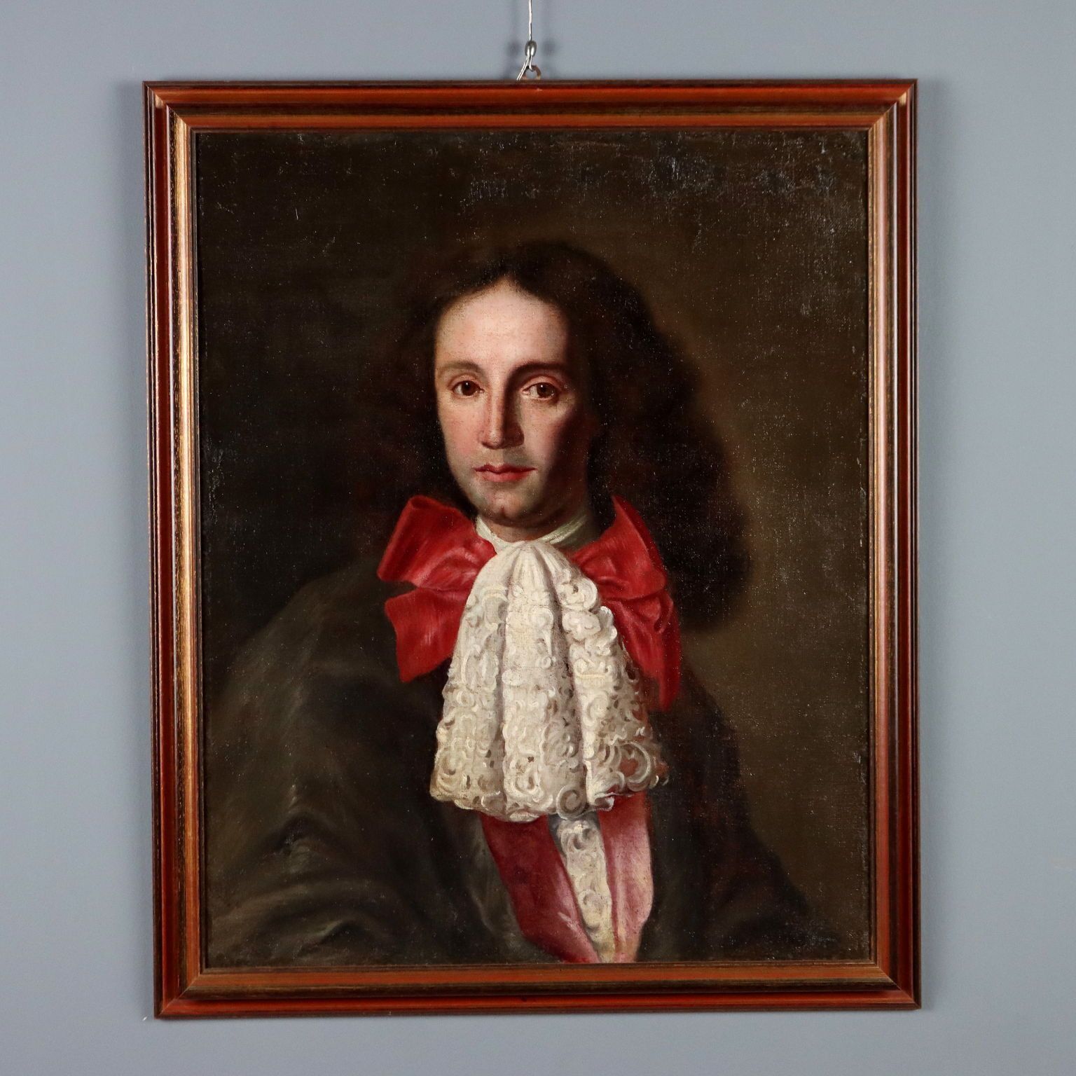 Antique Painting Male Portrait In The Style Of Jakob Ferdinand Voet