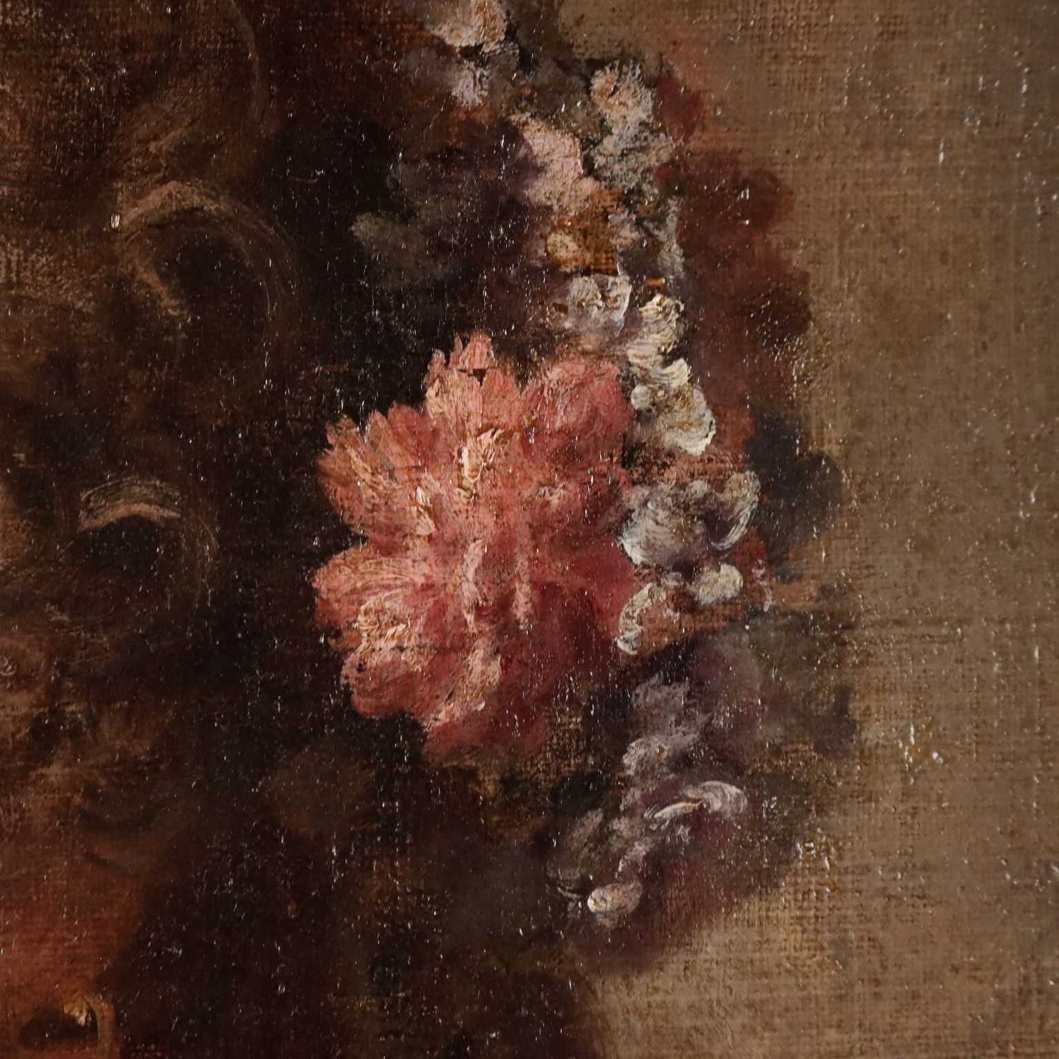 Antique Painting Female Portrait In The Style Of Jakob Ferdinand Voet photo vinterior