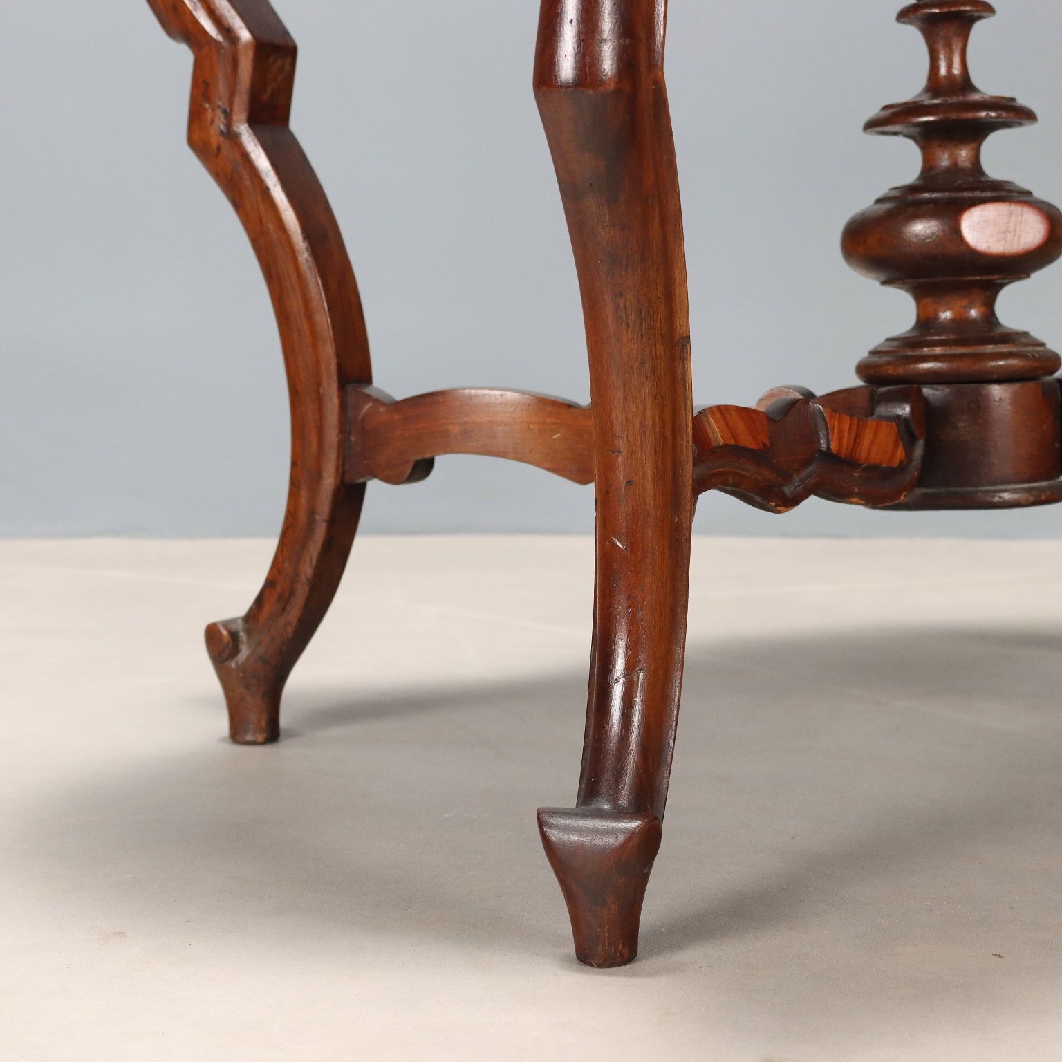 Antique Table Umbertino Mahogany Bois De Rose Italy XIX Century photo 610.0