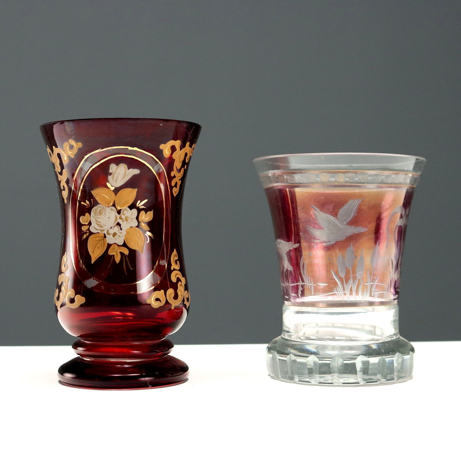 Group Of 10 Glasses Various Colours Italy XIX XX Century photo for sale
