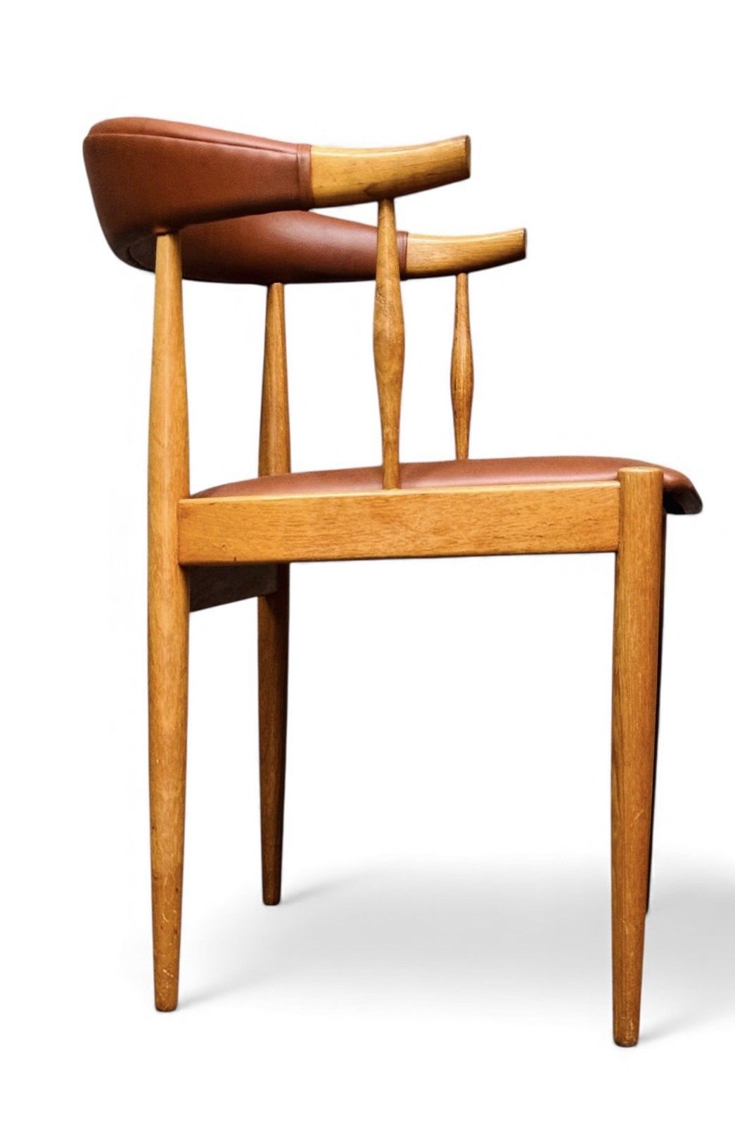 Pair Of Johannes Anderson Teak Dining Chairs Model Ba113 Mid Century C1960s photo 695.0