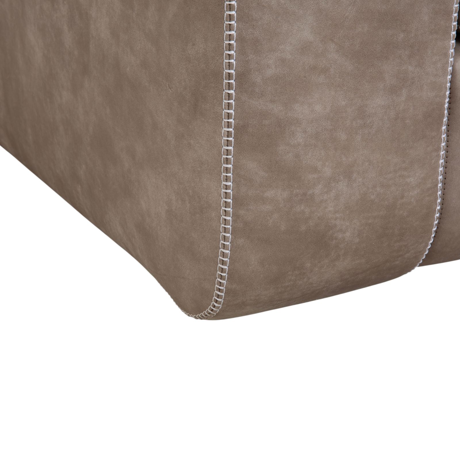 Fauteuil Machalke Valentino en cuir gris photo buy