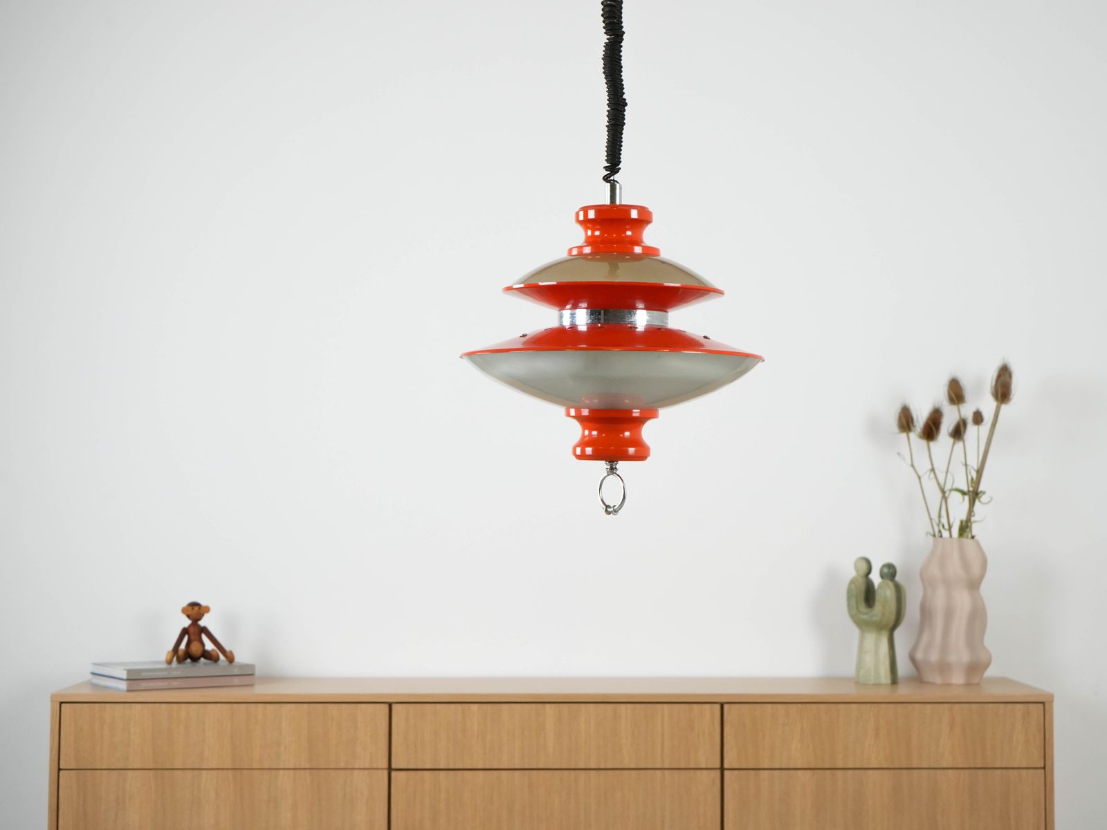 Pendant Lamp, Italian Design, 1970s, Manufactured In Italy photo furniture