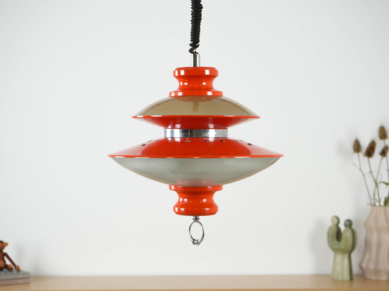 Pendant Lamp, Italian Design, 1970s, Manufactured In Italy photo for sale