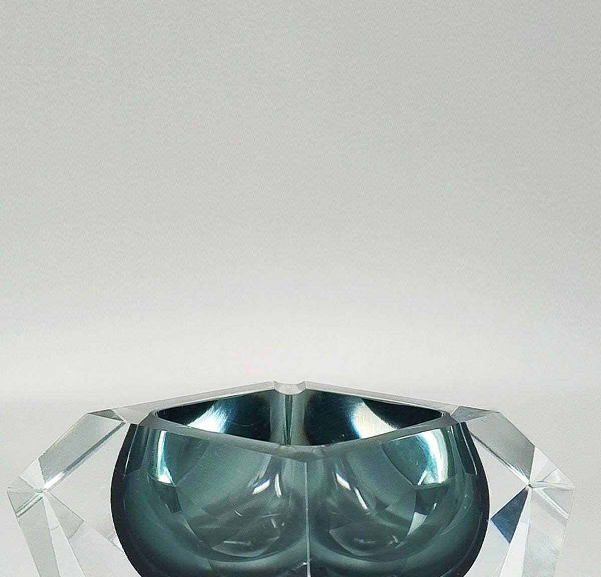 1960s Astonishing Grey Ashtray Or Catch All By Flavio Poli For Seguso photo vinterior