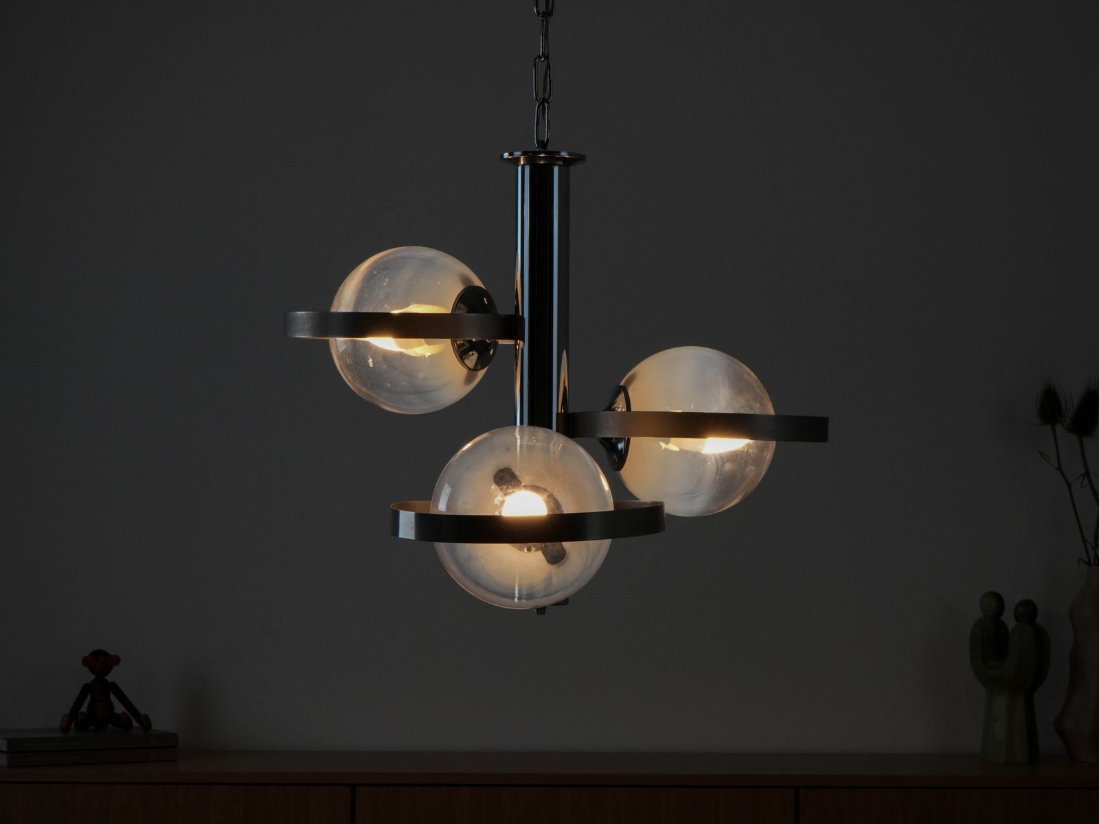 photo buy Pendant Lamp, Space Age, 1970s, Manufactured In Italy
