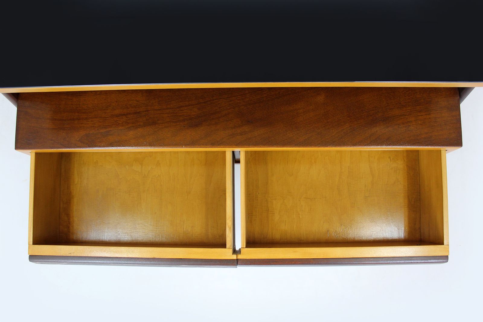 Czech Mid Century Jitona Mahogany Nightstands Bedroom Set, Fully Restored 1960s photo buy