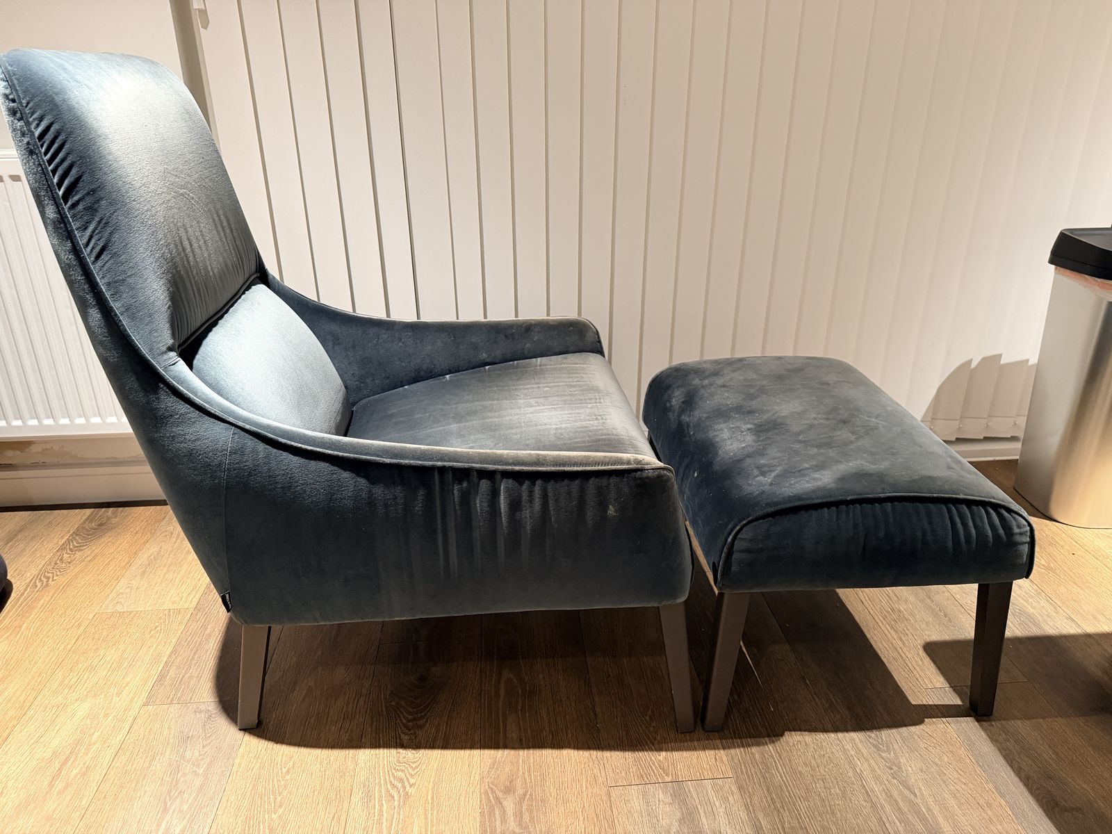 Ligne Roset Long Island Armchair & Footstall photo for sale