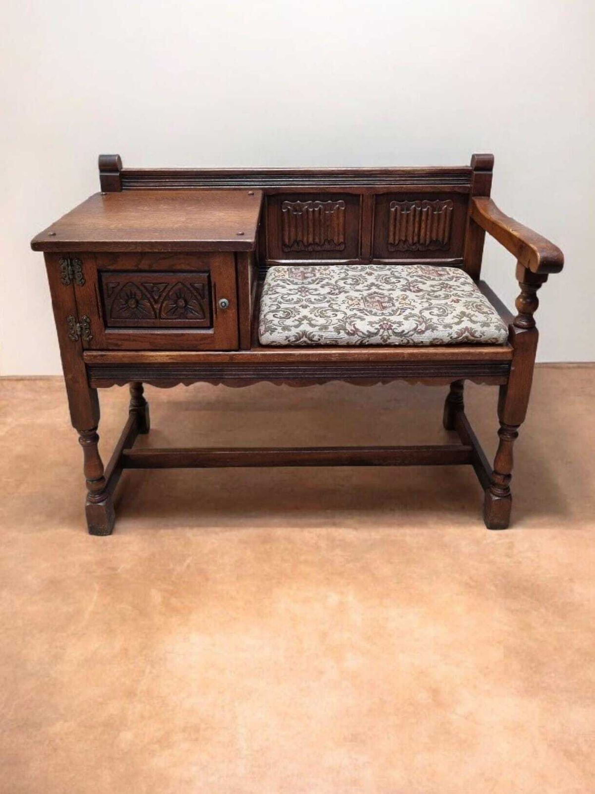 Vintage Old Charm Wood Brothers / Telephone Table