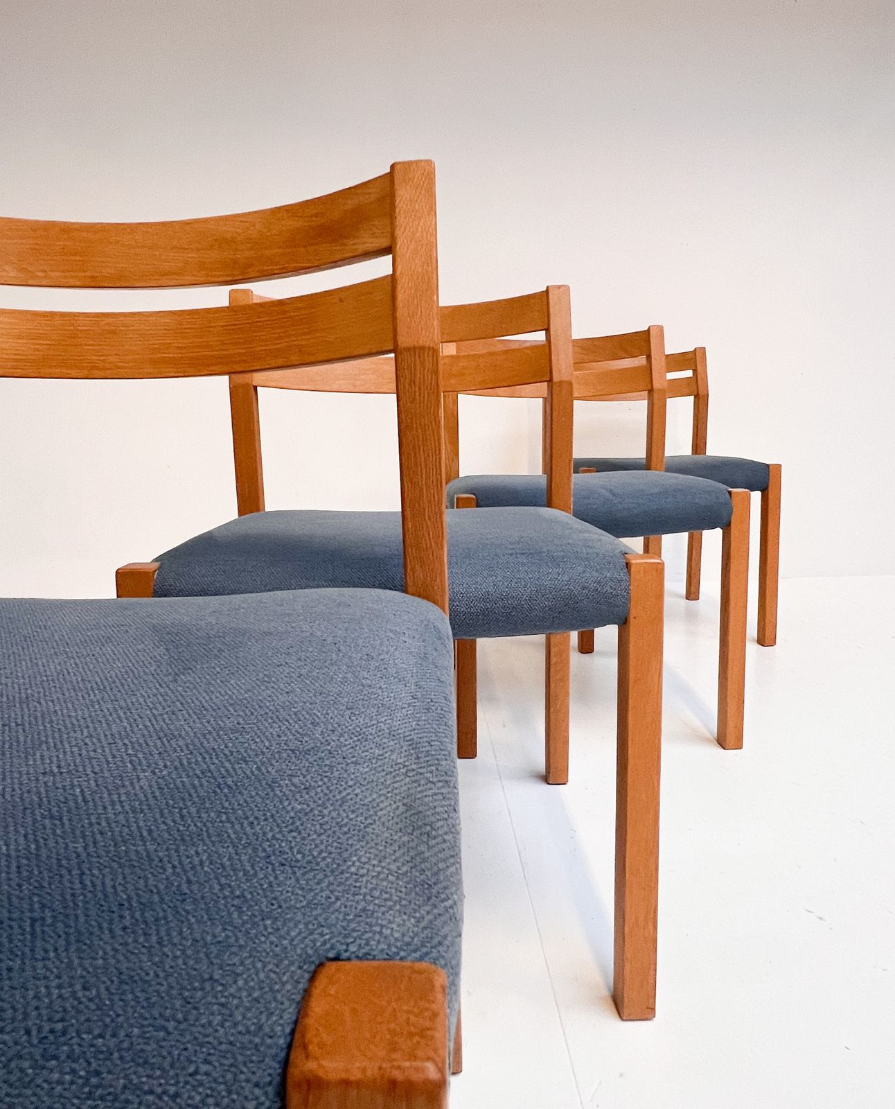 Set Of 4 Niels Otto Moller Chairs Model 84, 1960’s photo furniture