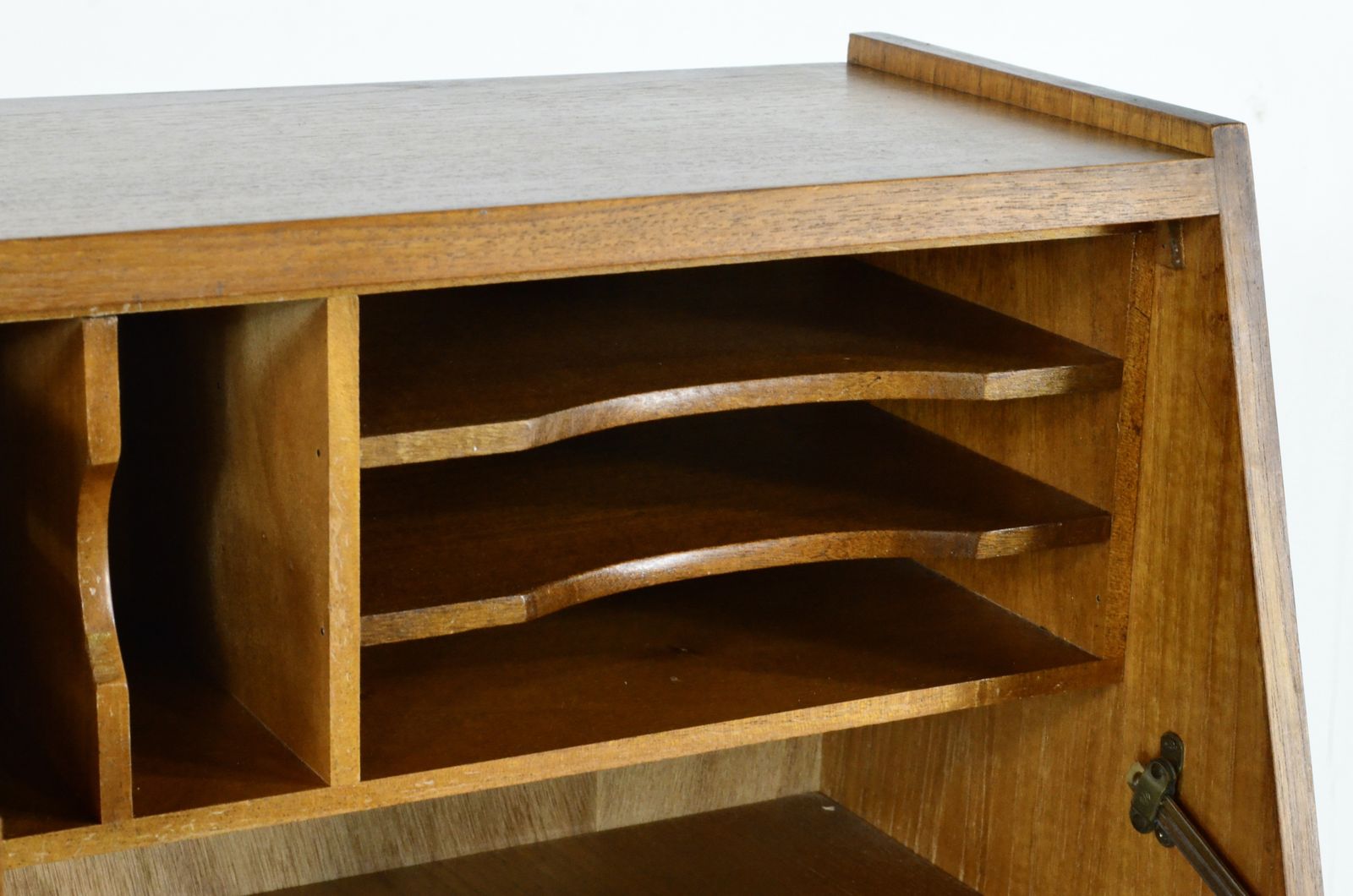 photo for sale Midcentury Danish Teak Bureau / Cabinet / Desk By Bornholm Mobler. Vintage Modern / Retro Style.