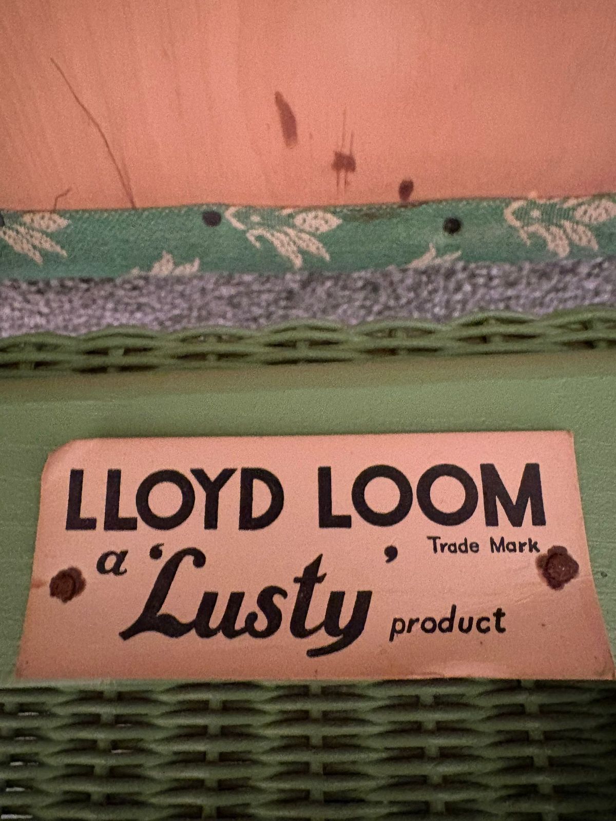 Green And Gold Lloyd Loom Occasional Chair photo furniture