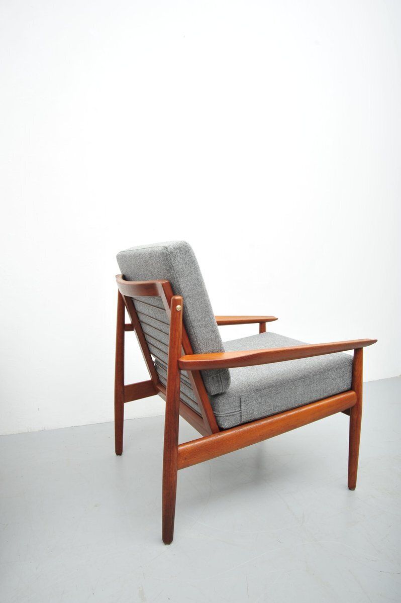 Vintage Lounge Chairs In Teak From Glostrup, 1950s, Set Of 2 photo Furniture
