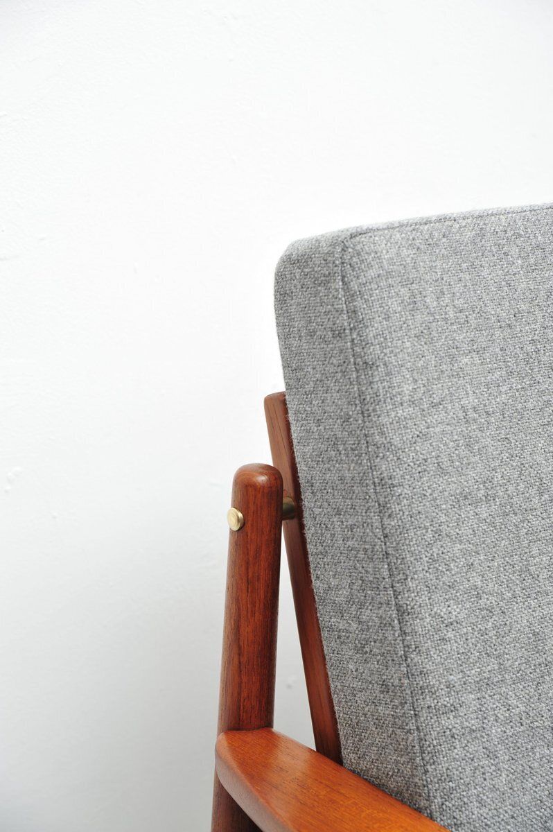 Furniture Vintage Lounge Chairs In Teak From Glostrup, 1950s, Set Of 2 photo